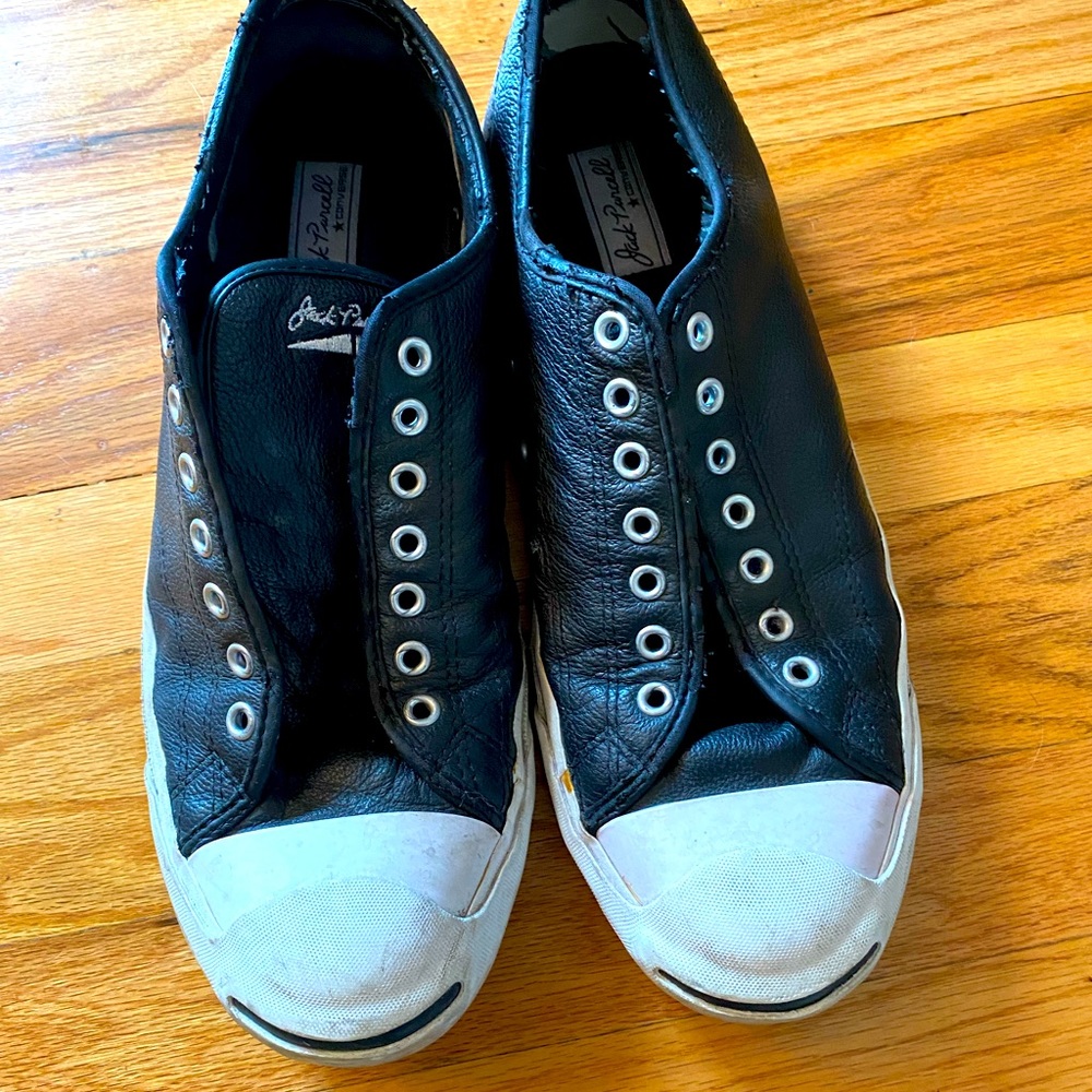 Jack Purcells Black Leather size 11.5